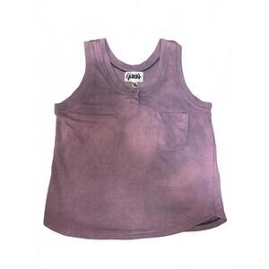 Vintage Genesis Purple Sleeveless Tank Top with Pocket, Size Large